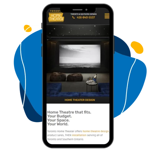 THT-Mobile-Site Toronto Home Theater Mobile Website